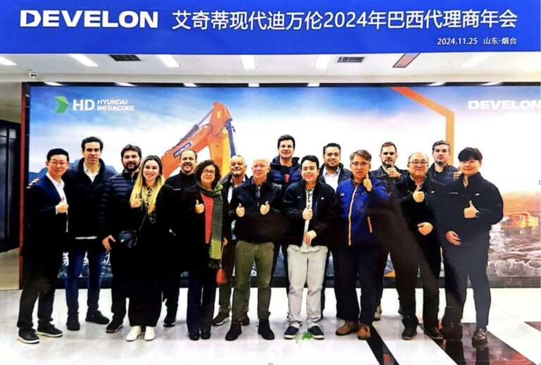 Auxter visita sede da Develon na Coreia do Sul: inovação e tecnologia na Coreia do Sul e China | Dealer Conference 2024