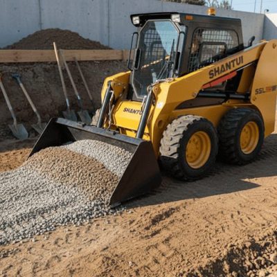 Uso de Mini Carregadeiras com Implementos para Mistura de Cal/Cimento em Pequenas Áreas